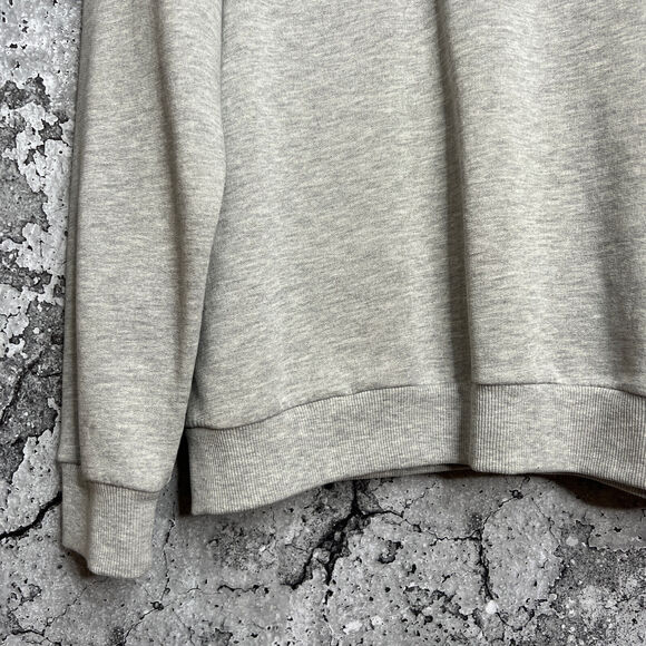 Nominee SIZE XL Cotton Blend Long Sleeve Sweatshirt Gray Pullover Made in Italy - Picture 8 of 10